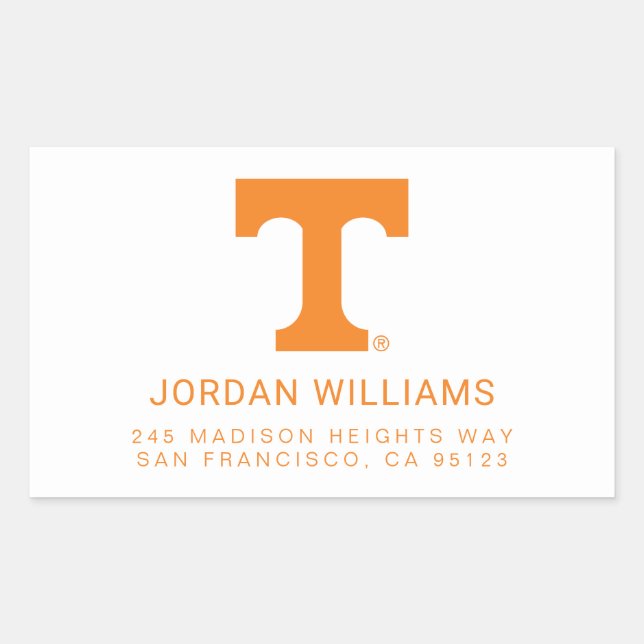 Tennessee Power T Rectangular Sticker (Front)