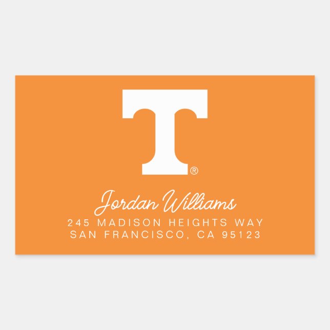 Tennessee Power T Rectangular Sticker (Front)