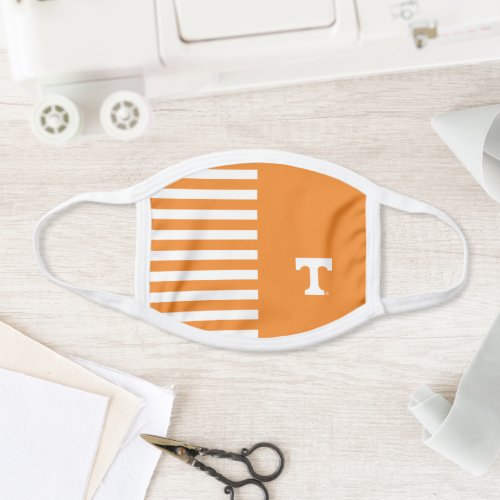 Tennessee Power T  Stripes Face Mask