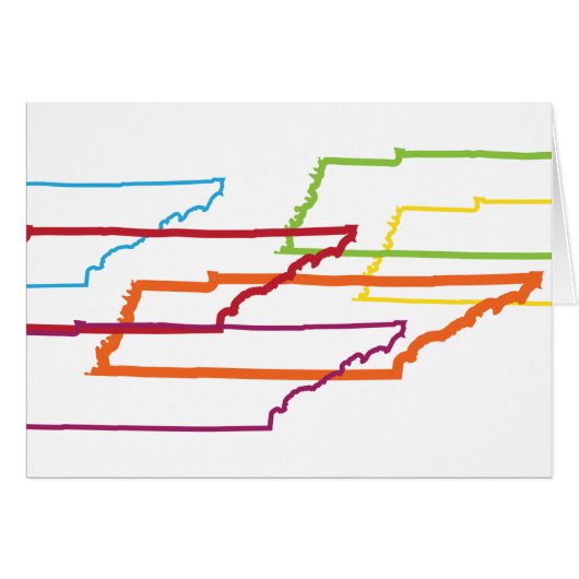 tennessee pride blur cards (Front Horizontal)