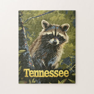 Tennessee Raccoon Jigsaw Puzzle