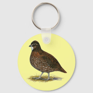 Tennessee Red Quail Keychain