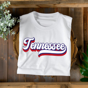 Tennessee Red White & Blue Vintage Script T-Shirt