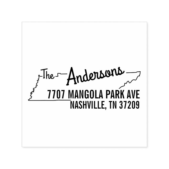Tennessee Return Address Stamp Self-Inking (Design)