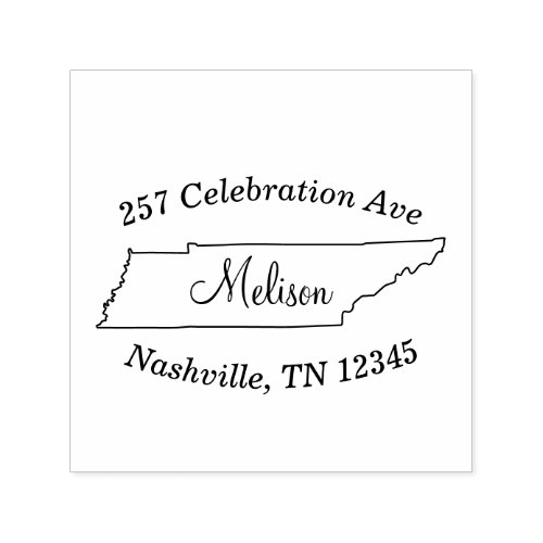 Tennessee Return Address Stamp Self_Inking