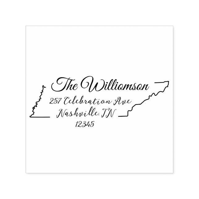 Tennessee Return Address Stamp Self-Inking (Design)