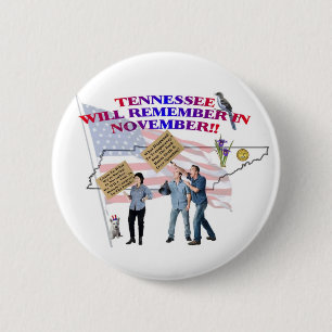 Tennessee - Return Congress to the People! Pinback Button