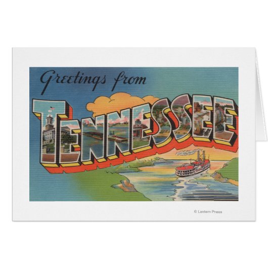 Tennessee (Riverboat Scene) Cards (Front Horizontal)