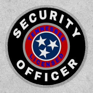 TENNESSEE SECURITY OFFICER CIRCLE PATCH 3 inch