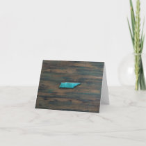 Tennessee Shape Teal Thank You Card