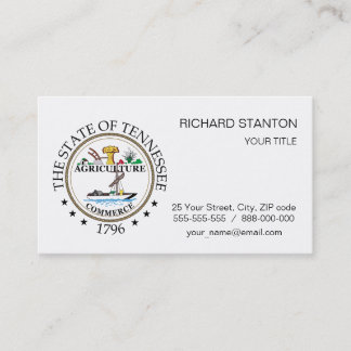 Tennessee sign business card