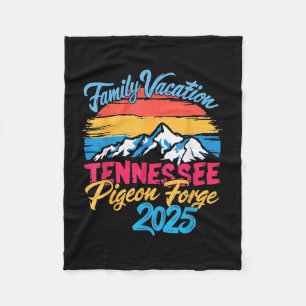 Tennessee Smoky Mountains Family Vacation 2025 Pig Fleece Blanket