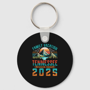 Tennessee Smoky Mountains Family Vacation 2025 Pig Keychain