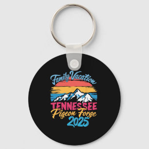 Tennessee Smoky Mountains Family Vacation 2025 Pig Keychain