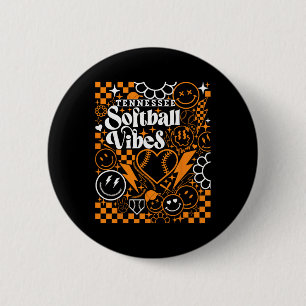 Tennessee Softll Vintage Mens Kids Team Retro Soft Button