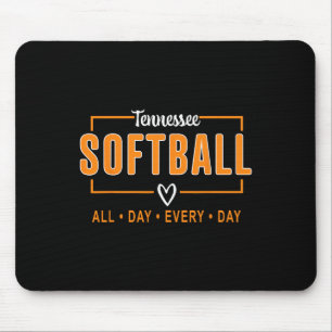 Tennessee Softll Vintage Mens Kids Team Retro Soft Mouse Pad