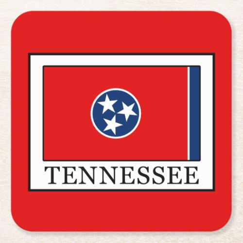 Tennessee Square Paper Coaster