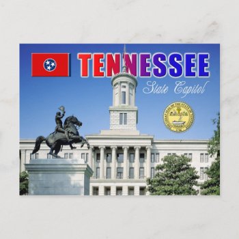 Tennessee State Capitol In Nashville Postcard by HTMimages at Zazzle