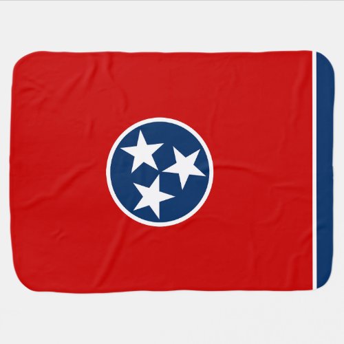 Tennessee State Flag Baby Blanket