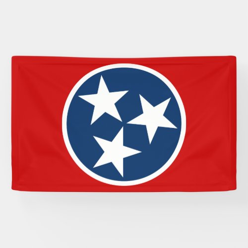 Tennessee State Flag Blue White Stars Banner