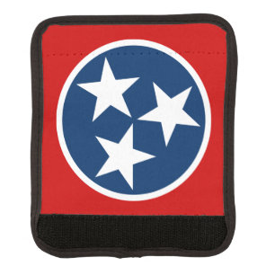 Tennessee State Flag Blue White Stars Luggage Handle Wrap
