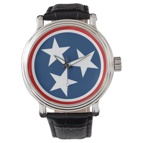 Tennessee State Flag Blue White Stars Watch