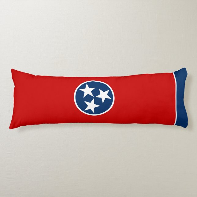 Tennessee State Flag Body Pillow (Front)