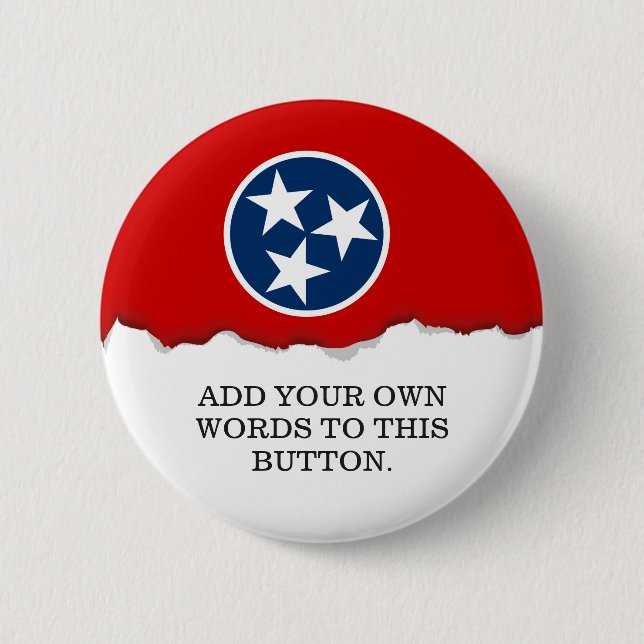 Tennessee State Flag Button (Front)