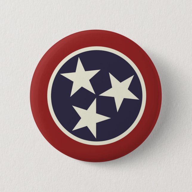 Tennessee state flag button (Front)