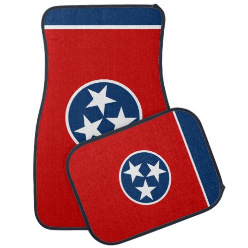 Tennessee State Flag Car Floor Mat