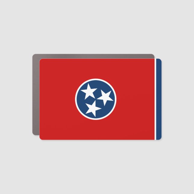 Tennessee State Flag Car Magnet (Front)