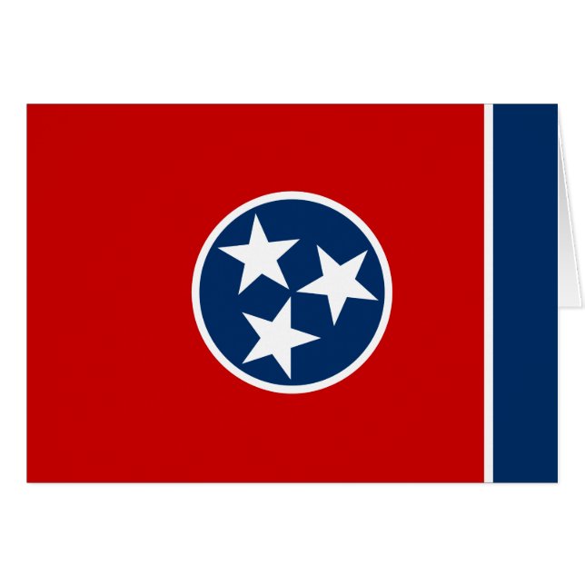 Tennessee State Flag Cards (Front Horizontal)