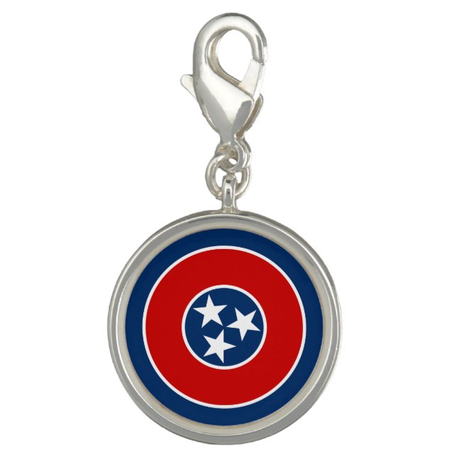 Tennessee State Flag Charm (Front)