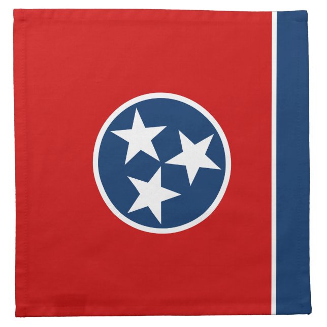 Tennessee State Flag Cloth Napkin (Front)