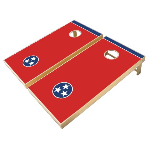 Tennessee state flag cornhole set