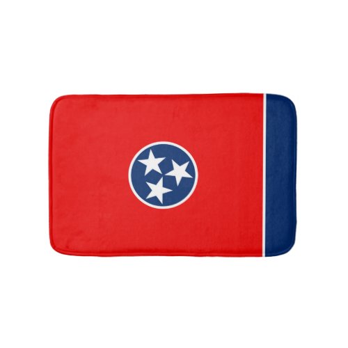 Tennessee State Flag Design Bathroom Mat