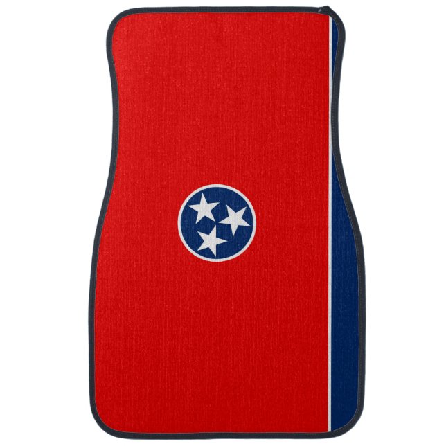 Tennessee State Flag Design Car Mat (Front)