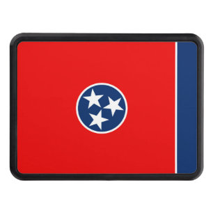 Tennessee State Flag Design Decor Hitch Cover
