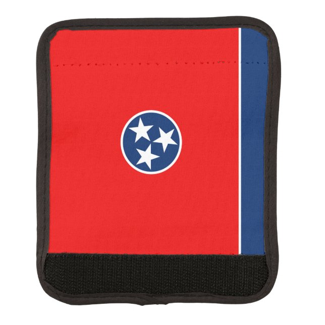 Tennessee State Flag Design Decor Luggage Handle Wrap (Front)