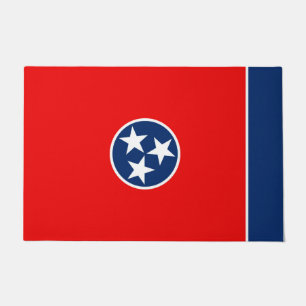 Tennessee State Flag Design Doormat