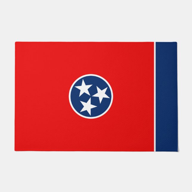 Tennessee State Flag Design Doormat (Front)
