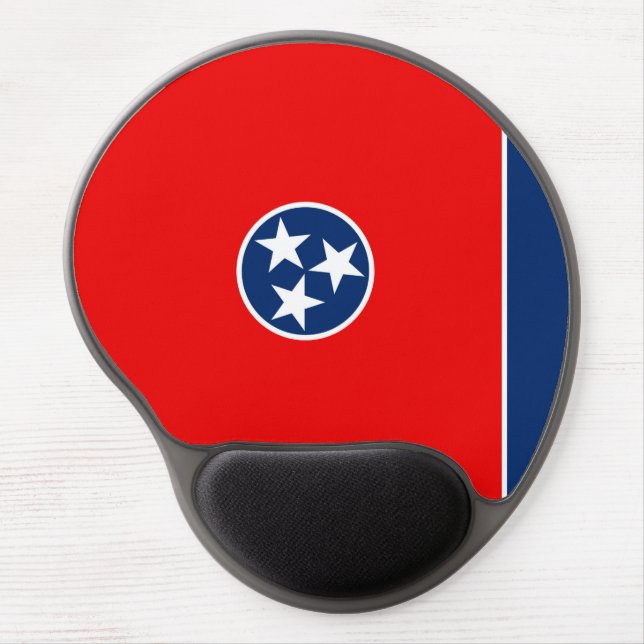 Tennessee State Flag Design Gel Mouse Pad (Front)
