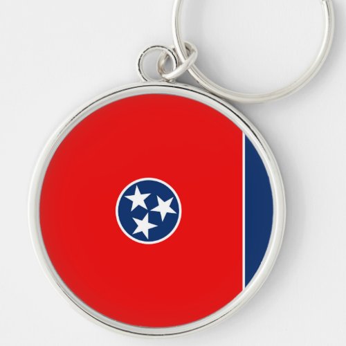 Tennessee State Flag Design Keychain
