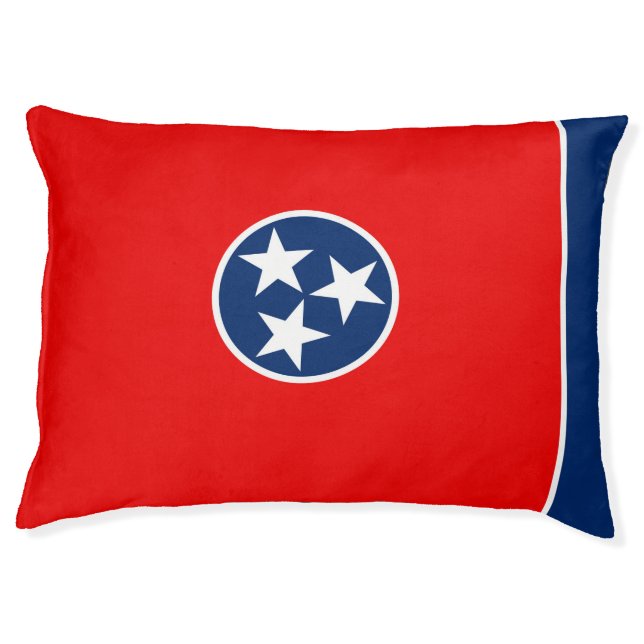 Tennessee State Flag Design Pet Bed (Front)
