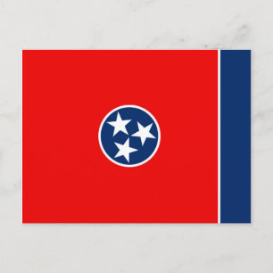 Tennessee State Flag Design Postcard
