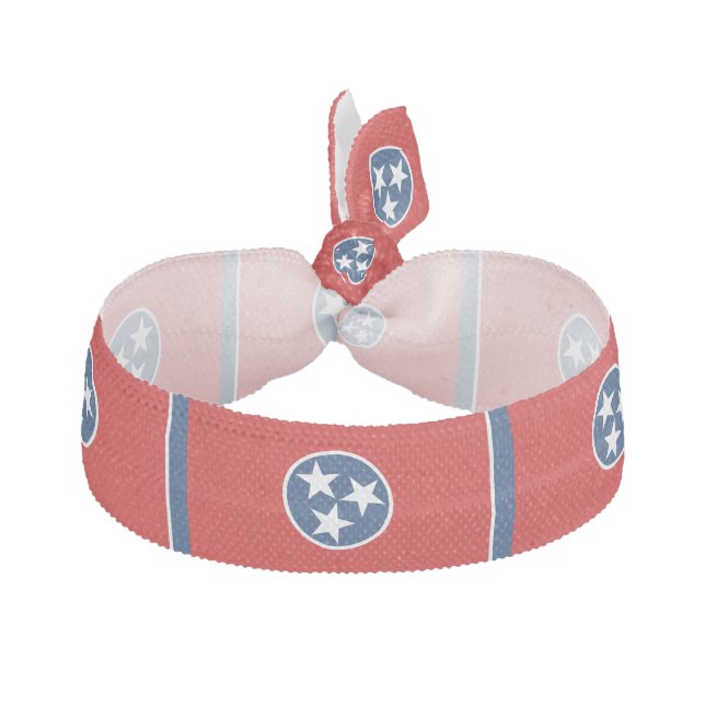 Tennessee State Flag Elastic Hair Tie (Front)