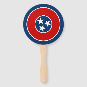 Tennessee State Flag Hand Fan