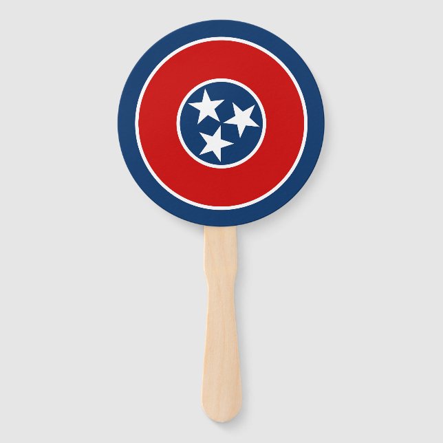 Tennessee State Flag Hand Fan (Front)