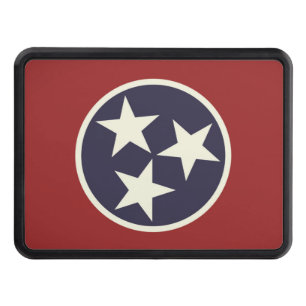 Tennessee state flag hitch cover