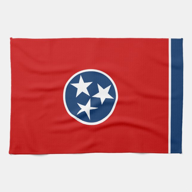 Tennessee State Flag Kitchen Towel (Horizontal)